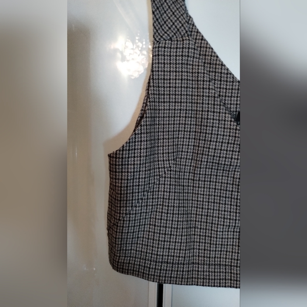 Twenty Montreal Wool Blend Cropped Vest Sz s - Picture 4 of 9